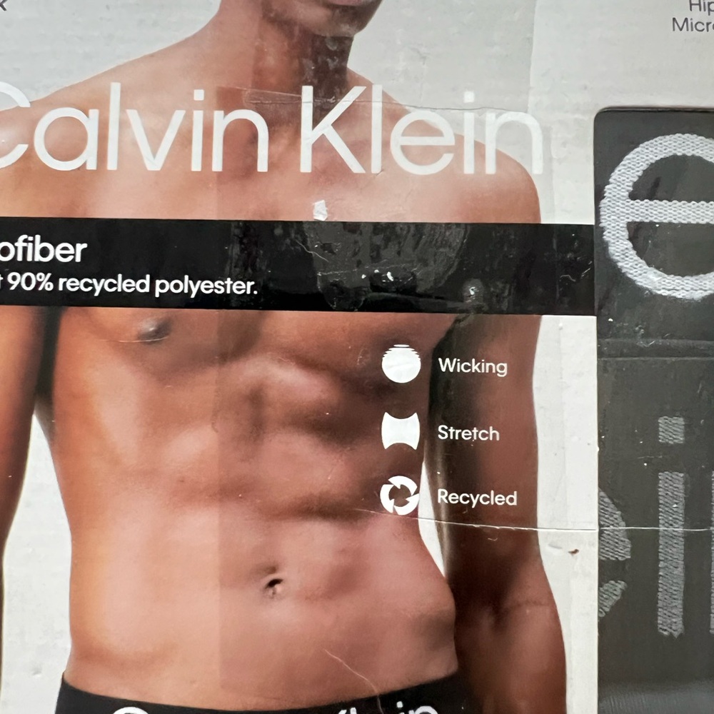Calvin Klein Men's 3 Pack Microfiber Hip Brief Size M Underwear Polyester - Picture 6 of 10